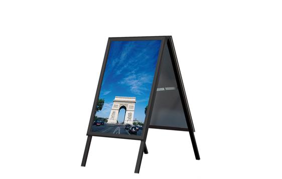 9413168  326162 Plakatstativ Snap 32 mm,50 x 70 cm,sort 